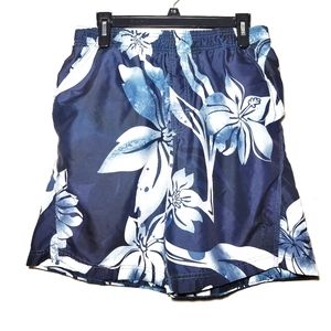 Speedo Blue Tropical Swim Trunks